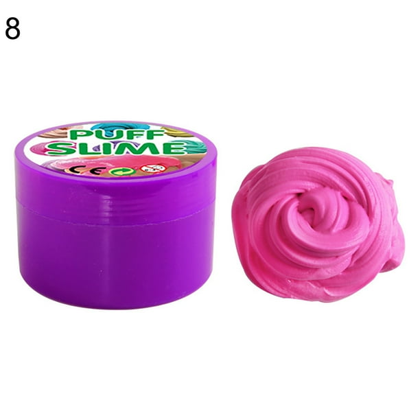 Kids Slime Fluffy Toy Putty Sludge Toy Scented Stress Relief Toy Non-Toxic Mud Puff Glitter Clay for Any Chirld and Adults D Kids Slime Fluffy Toy Putty Sludge Toy Scented Stress Relief Toy Non-Toxic Mud Puff Glitter Clay for Any Chirld and Adults D